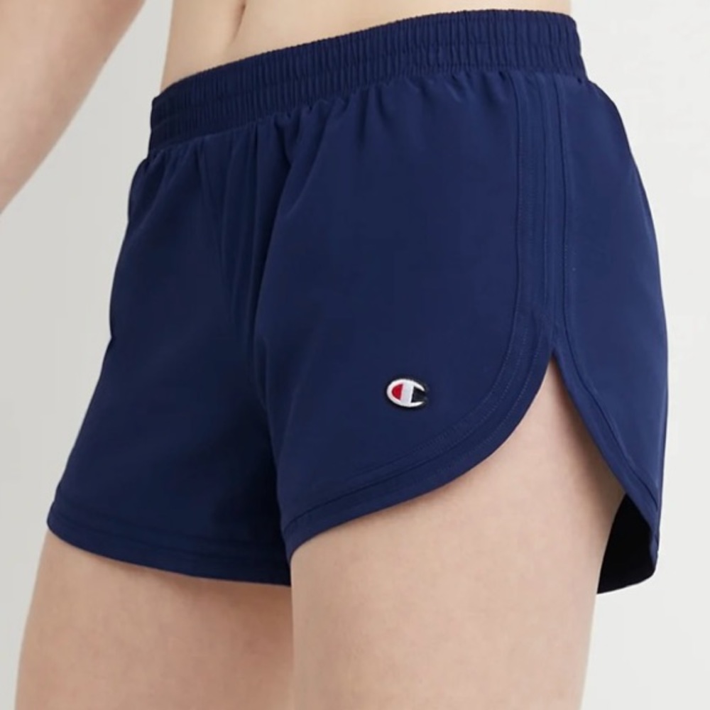 CHAMPION 3.5” Athletic Varsity Shorts / Athletic Navy C Logo, Size Large